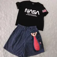 NASA Tシャツとストライプパンツセットおもちゃ付き