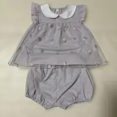 女の子ベビー夏服　セットアップ90cm