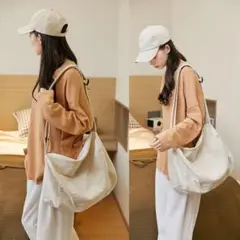 キャンバス トートバッグ 大容量 A4 内ポケット付き マザーズバッグ