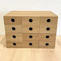 無印良品　木製小物収納６段　2個セット