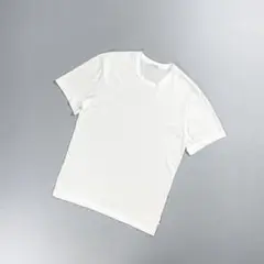 美品 ジェームスパース クルーネックTシャツ 半袖 白 サイズ0*ED761