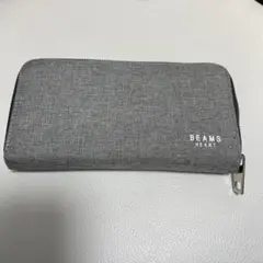 BEAMS HEART グレー 長財布 美品