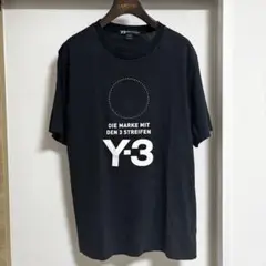Y-3 ワイスリーSTACKED LOGO TEE ロゴプリントTシャツ XS