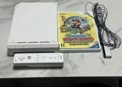 Wii本体 リモコン スーパーペーパーマリオ　すぐ遊べる