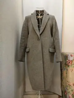 エンフォルド ロングコート グレー