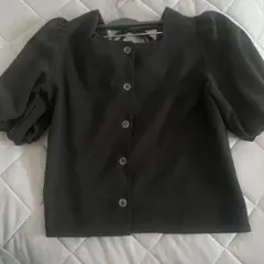 ブラック パフスリーブ Mサイズ Avail