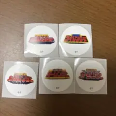 全スーパー戦隊展50周年 ボックスロールシール　5枚セット
