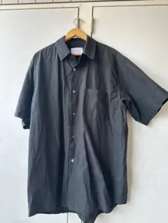 stein 黒 半袖シャツ 胸ポケット付き