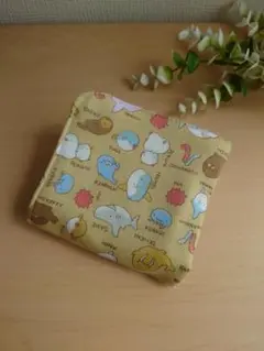 6重ガーゼハンカチ　☆海の生き物柄☆