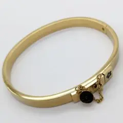 新品!ステンレス ゴールド バングル 花柄 レディース メンズ 金 ブレスレット