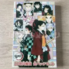 【 開封済 】 鬼滅の刃 22巻 缶バッジセット