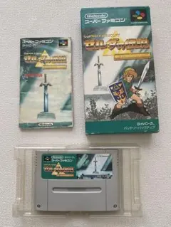 箱、説明書付き スーパーファミコンソフト ゼルダの伝説