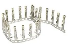 uxcell メスピンコネクタ端子 圧力ライン端子 ピッチ2.54mm 金属素材