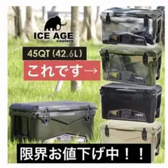 アイスエイジ クーラーボックス 45ℓ 新品未使用未開封 アーミーカモ