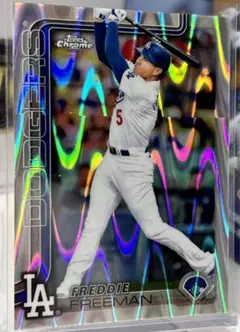 フリーマン レイウェーブ加工 Topps Chrome 2025 ドジャース