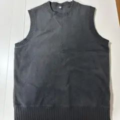 グレー フリースベスト Lサイズ