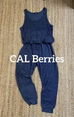 CAL Berries☆ ネイビー オールインワン USA製