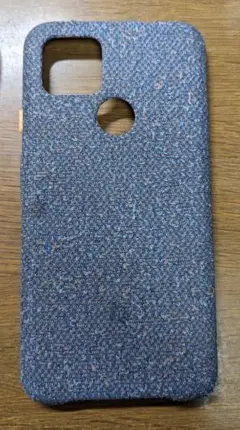 Google Pixel4a 純正ファブリックケースBlue Confetti