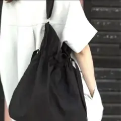 OPAQUE.CLIP オペークドットクリップナイロンバッグ巾着ショルダーバッグ