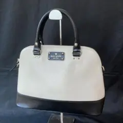 Kate Spade/ケイトスペード/ハンドバッグ/レザー/アイボリー/ツートン