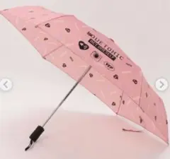 ラブトキシックLOVETOXIC ロゴ×アイコン自動開閉折り畳み傘 54㎝
