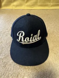 Roial 　ウール製ネイビー ベースボールキャップ
