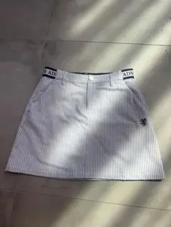 【美品】ADMIRALストライプ ゴルフスカート　Sサイズ