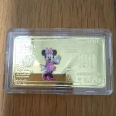 【未開封】Disney 100 ミニーマウス メッキ記念コイン