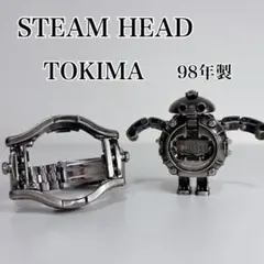 バンダイ　98年製　トキマ　スチームヘッド　TOKIMA 時計　変形　ロボット 美品】トキマ（TOKIMA） スチームヘッド 腕時計 変形ロボ