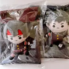 大逆転裁判 ミニぬいぐるみ&巾着セット 亜双義一真 イーカプコン |大逆転裁判 ミニぬいぐるみ＆巾着セット 成歩堂龍