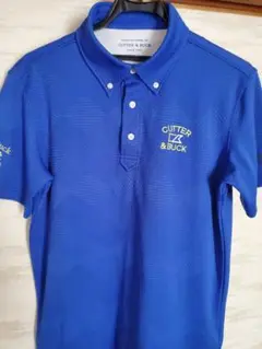 Cutter & Buck 青 ポロシャツ 　ゴルフウェア　Lサイズ