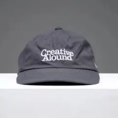 ALOUND LOGO NYLON CAP チャコール