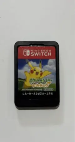 ポケットモンスターlet's goピカチュウ　ニンテンドーSwitch 箱なし