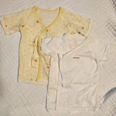 ミキハウス ベビー肌着 短肌着 2点セット