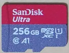 SanDisk Ultra 256GB microSDXCカード