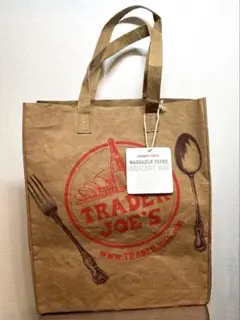 【新品未使用】Trader Joe's ウォッシャブルペーパーエコバッグ