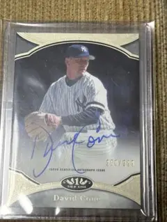 topps David CONE auto 直筆サイン　ヤンキース