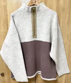 6 ROKU BEAUTY u0026 YOUTH スウェット HALF ZIP