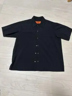 UNIVERSAL OVERALL ブラック 半袖ワークシャツ S