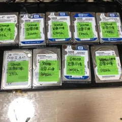 635 HDD 2.５インチ 正常 500GB 640GB 9個