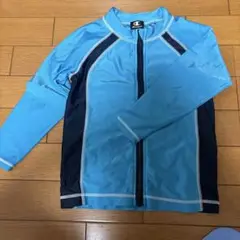 Champion ラッシュガード 130サイズ 水色/ネイビー