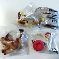 アンディが来た！　ガチャ　3個セット　トイストーリー　フィギュア