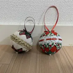 クリスマスオーナメント　2個