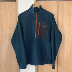 最終値下げ　mont-bell フリースジャケット ダークブルー　L