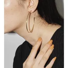 【新品未使用】TODAYFUL Oval Hoop Pierce ゴールド