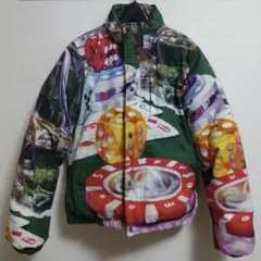 Supreme ダウンジャケット XL カジノデザイン 新品 18AW SUPREME CASINO DOWN JACKET (BLACK) XL シュプリーム