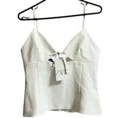 【タグ付新品】ZARA キャミトップス ビスチェ Lサイズ
