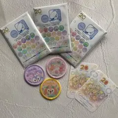 カラフルハピネス　ステラルー　クッキーアン　ワッペン　20周年　ステッカー