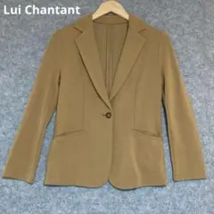 Lui Chantant ベージュ テーラードジャケット ストレッチ素材