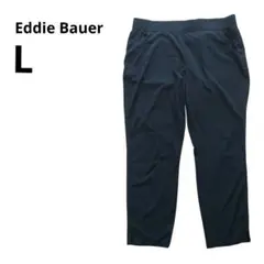 海外古着 EddieBauer エディーバウアー ストレートパンツ ブラック L